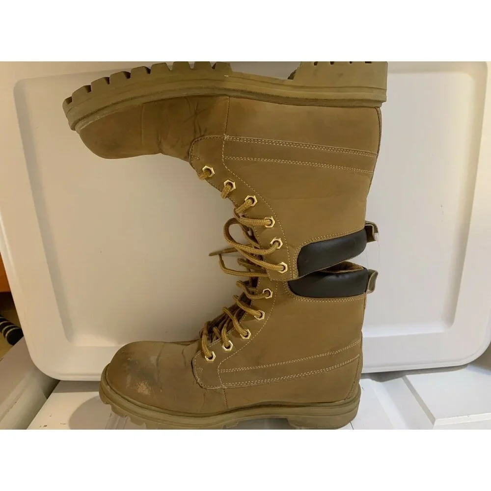 Fila Men's Sz 8 Edgewater Nubuck Boot‎ 1SH40063-206 Wheat/Gum not steel toe